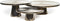 Dutchdeluxes - Keramiek - Elegant - Taartplateau - Medium - 25 cm diameter - Platinum matt - Goud
