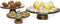 Dutchdeluxes - Keramiek - Elegant - Taartplateau - Medium - 25 cm diameter - Platinum matt - Goud