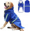 Dutchwide - Hondenjas - Regenjas Hond - Blauw - Maat XXL