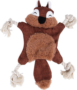 Dutchwide Hondenspeeltje - Eekhoorn - Met Kraak en Piep - Honden - Speelgoed - Knuffel - Intelligentie - Tennisbal - Dog Toy - Hond - Speeltjes