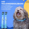 Dutchwide Lichtgevende Honden Halsband - M 37-46 cm - LED - Oplaadbaar - Halsbanden en Riemen - Hond - Geschikt voor Puppy - Lampje - Verlicht - Reflecterend - Verstelbaar - Blauw