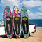 Matchu x Wotto - SUP board - Opblaasbaar - 320x81x15 - Limited edition ART - Blauw limegroen