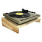 Duurzaam wandrek FENCY - plank platenspeler (46x38 cm)