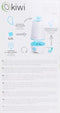 Duurzame en extra reinigende KIWI luchtbevochtiger ultrasonisch wit | luchtreiniger