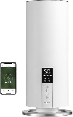 Duux Beam Mini 2 Smart Luchtbevochtiger met Hygrometer - 3 Liter Capaciteit - 300ml/u - Aromatherapie