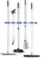 Toolflex Bezemhouder - Tuingereedschap Ophangsysteem - Aluminium rail 94 cm - 5 houders - Blauw