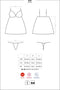 Obsessive Babydoll Setje Met Kant - Zwart - S/M