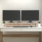 vidaXL - Monitorstandaard - 100x27x15 - cm - massief - grenenhout