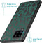 iMoshion Hoesje Geschikt voor Samsung Galaxy A42 Hoesje Siliconen - iMoshion Design hoesje - Zwart / Meerkleurig / Groen / Green Leopard