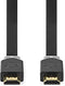 Nedis High Speed HDMI-Kabel met Ethernet - HDMI Connector - HDMI Connector - 4K@60Hz - 18 Gbps - 2.00 m - Plat - PVC - Antraciet - Window Box