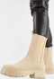 POSH by Poelman CHELLY - Chelsea Boots - Blokhak - Beige - Maat 39