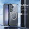 Dux Ducis Aimo Geschikt voor Samsung Galaxy S24 hoesje - magnetisch Backcover case - Zwart