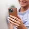 Dux Ducis Geschikt voor iPhone 13 Leren - Backcover hoesje - Cognac