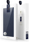 Dux Ducis - Geschikt voor iPhone 15 - Slim bookcase hoesje - Donkerblauw