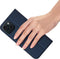 Dux Ducis - Geschikt voor iPhone 15 - Slim bookcase hoesje - Donkerblauw