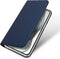 Dux Ducis - Geschikt voor iPhone 15 - Slim bookcase hoesje - Donkerblauw