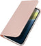 Dux Ducis Geschikt voor iPhone 16 hoesje - Slim bookcase - Roze