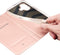 Dux Ducis Geschikt voor iPhone 16 hoesje - Slim bookcase - Roze