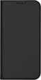 Dux Ducis Geschikt voor iPhone 16 hoesje - Slim bookcase - Zwart