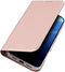 Dux Ducis Geschikt voor iPhone 16 Pro hoesje - Slim bookcase - Roze