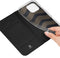 Dux Ducis Geschikt voor iPhone 16 Pro hoesje - Slim bookcase - Zwart