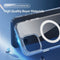 Dux Ducis Geschikt voor iPhone 16 Pro Max hoesje - magnetisch backcover - Bayer Transparant