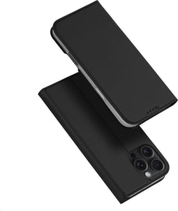 Dux Ducis Geschikt voor iPhone 16 Pro Max hoesje - Slim bookcase - Zwart
