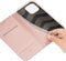 Dux Ducis Geschikt voor iPhone 16 Pro Max hoesje - Slim bookcase - Roze