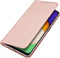Dux Ducis - Geschikt voor Samsung Galaxy A04s - Slim bookcase hoesje - Rose Goud