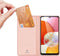 Dux Ducis - Geschikt voor Samsung Galaxy A14 4G - Slim bookcase hoesje - Rose Goud