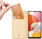 Dux Ducis - Geschikt voor Samsung Galaxy A14 4G - Slim bookcase hoesje - Goud