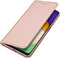 Dux Ducis - Geschikt voor Samsung Galaxy A14 5G - Slim bookcase hoesje - Rose Goud