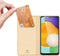 Dux Ducis - Geschikt voor Samsung Galaxy A14 5G - Slim bookcase hoesje - Goud