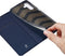 Dux Ducis - Geschikt voor Samsung Galaxy A14 5G - Slim bookcase hoesje - Donkerblauw