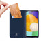 Dux Ducis - Geschikt voor Samsung Galaxy A14 5G - Slim bookcase hoesje - Donkerblauw