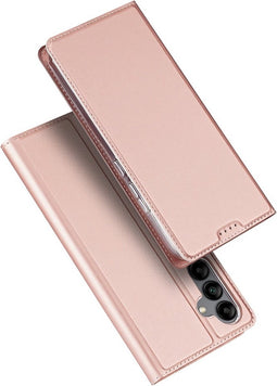Dux Ducis - Geschikt voor Samsung Galaxy A34 - Slim bookcase hoesje - Rose Goud