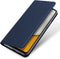 Dux Ducis - Geschikt voor Samsung Galaxy A34 - Slim bookcase hoesje - Donkerblauw