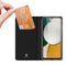 Dux Ducis - Geschikt voor Samsung Galaxy A34 - Slim bookcase hoesje - Zwart