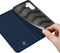 Dux Ducis - Geschikt voor Samsung Galaxy A34 - Slim bookcase hoesje - Donkerblauw