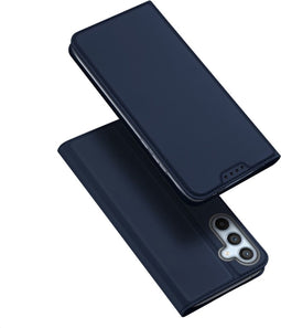 Dux Ducis - Geschikt voor Samsung Galaxy A54 - Slim bookcase hoesje - Donkerblauw