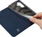 Dux Ducis - Geschikt voor Samsung Galaxy A54 - Slim bookcase hoesje - Donkerblauw