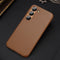 Dux Ducis - Geschikt voor Samsung Galaxy S23 Plus / S23+ - Grid Serie - Back cover hoes - Bruin