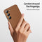 Dux Ducis - Geschikt voor Samsung Galaxy S23 Plus / S23+ - Grid Serie - Back cover hoes - Bruin
