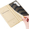 Dux Ducis - Geschikt voor Samsung Galaxy S23 - Slim bookcase hoesje - Goud