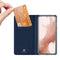 Dux Ducis - Geschikt voor Samsung Galaxy S23 - Slim bookcase hoesje - Donkerblauw