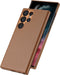 Dux Ducis - Geschikt voor Samsung Galaxy S23 Ultra - Grid Serie - Back cover hoes - Bruin