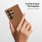 Dux Ducis - Geschikt voor Samsung Galaxy S23 Ultra - Grid Serie - Back cover hoes - Bruin