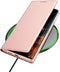 Dux Ducis - Geschikt voor Samsung Galaxy S23 Ultra - Slim bookcase hoesje - Rose Goud