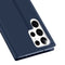 Dux Ducis - Geschikt voor Samsung Galaxy S23 Ultra - Slim bookcase hoesje - Donkerblauw