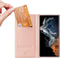 Dux Ducis - Geschikt voor Samsung Galaxy S23 Ultra - Slim bookcase hoesje - Rose Goud